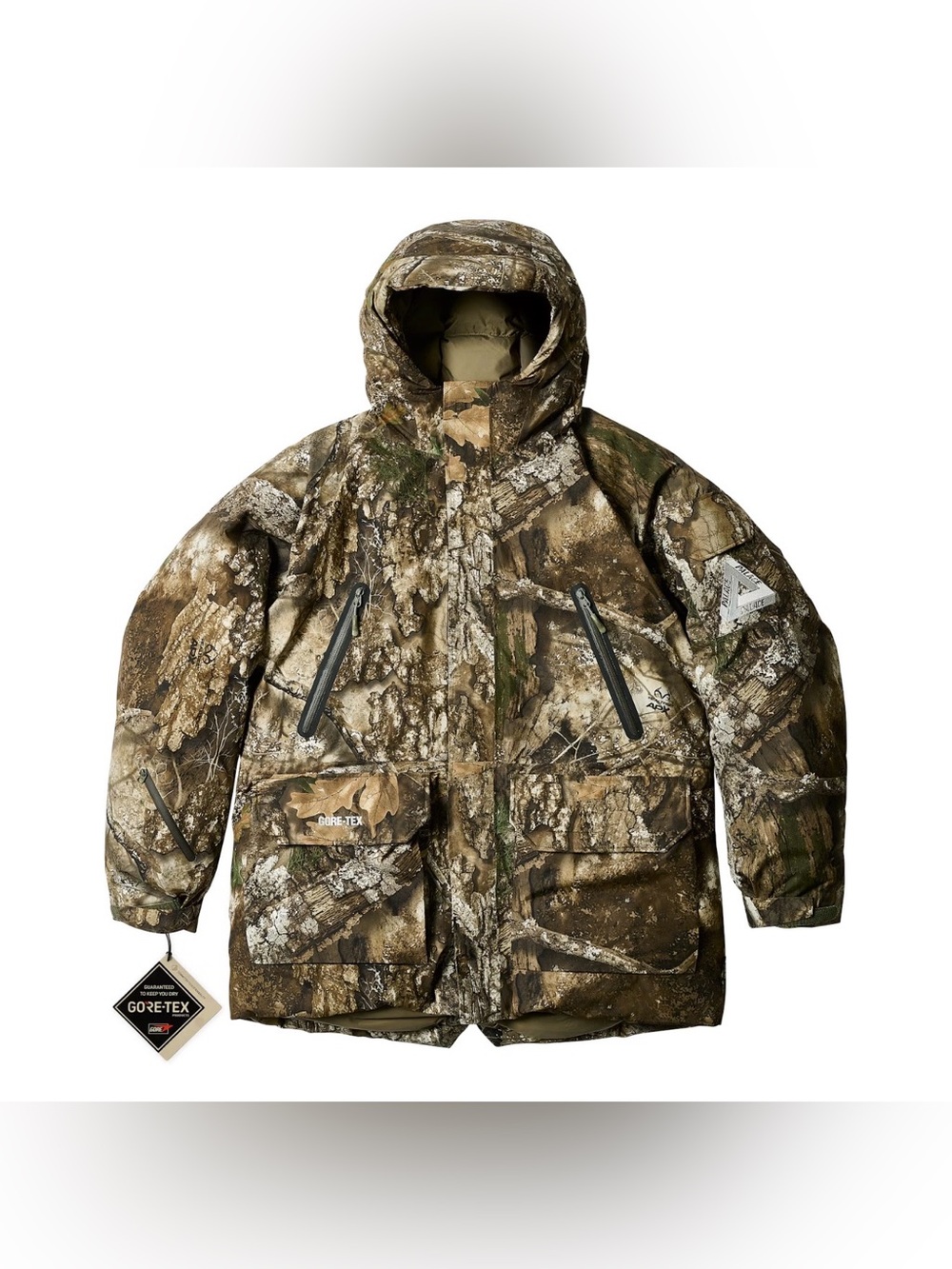 Palace Gore-Tex Cargo Down Parka (FW24) Realtree APX Camo Camouflage Graphic